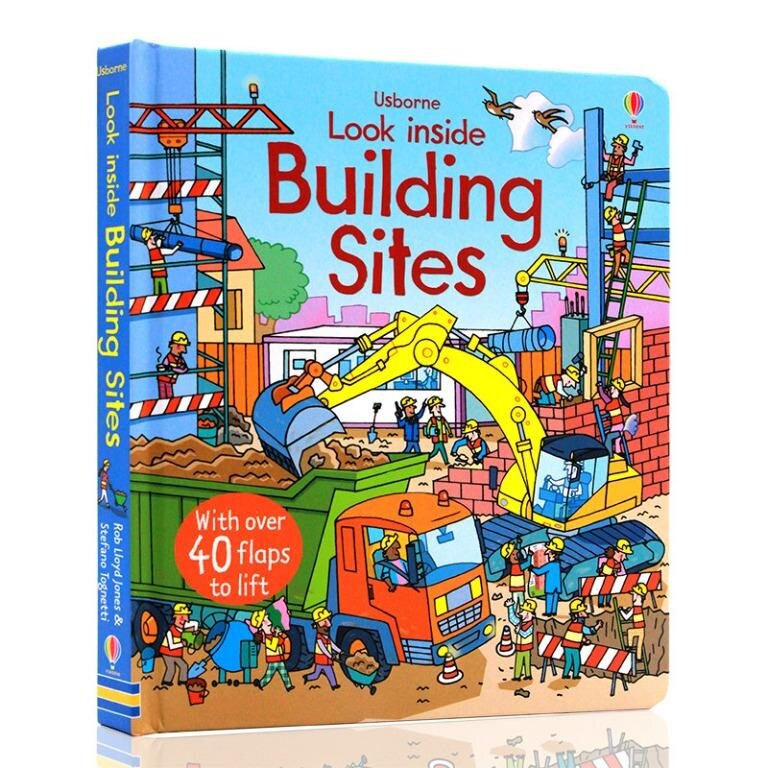 Usborne Look Inside Building Sites Look Inside Building Sites 建築工地 揭秘系列翻翻書