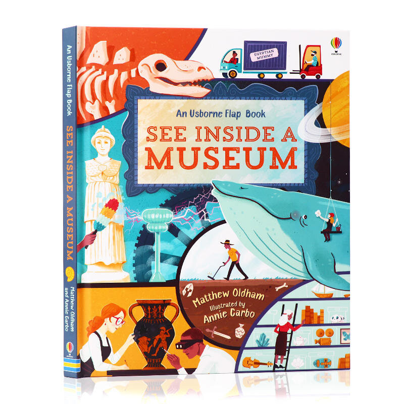 Usborne See Inside a Museum 博物館 深入認識百科翻翻書