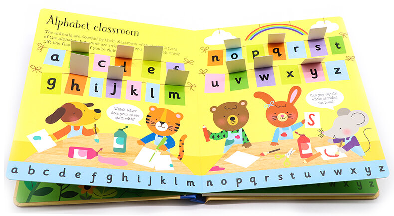 Usborne Lift-the-Flap abc Lift-the-Flap abc 英語字母 幼兒早教翻翻書