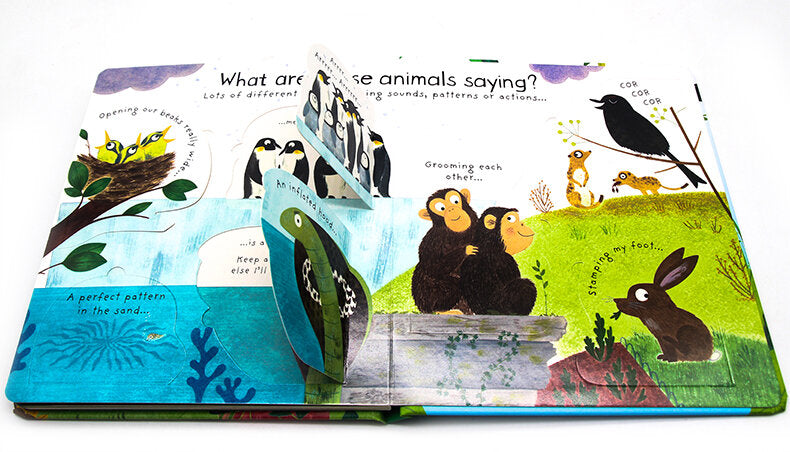 Usborne First Questions and Answers: How Do Animals Talk? 動物是如何溝通的? 啟蒙問答翻翻書