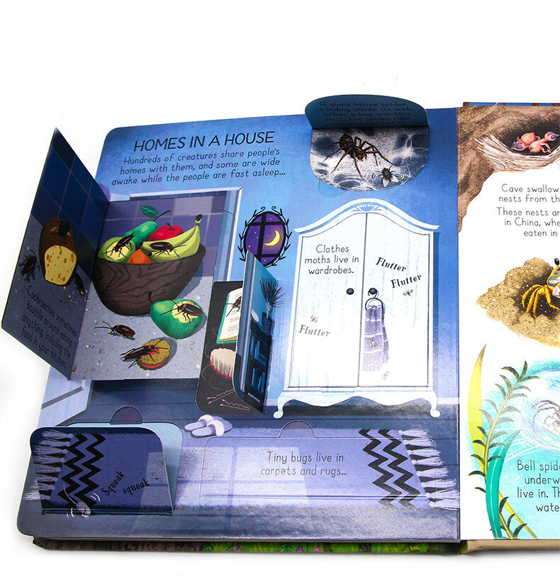 Usborne Look Inside Animal Homes Look Inside Animal Homes 動物的家 揭秘系列翻翻書