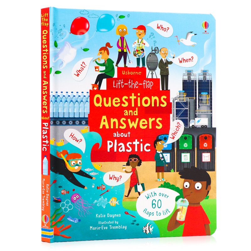 Usborne Lift-the-Flap Questions and Answers about Plastic 塑膠 問答百科翻翻書