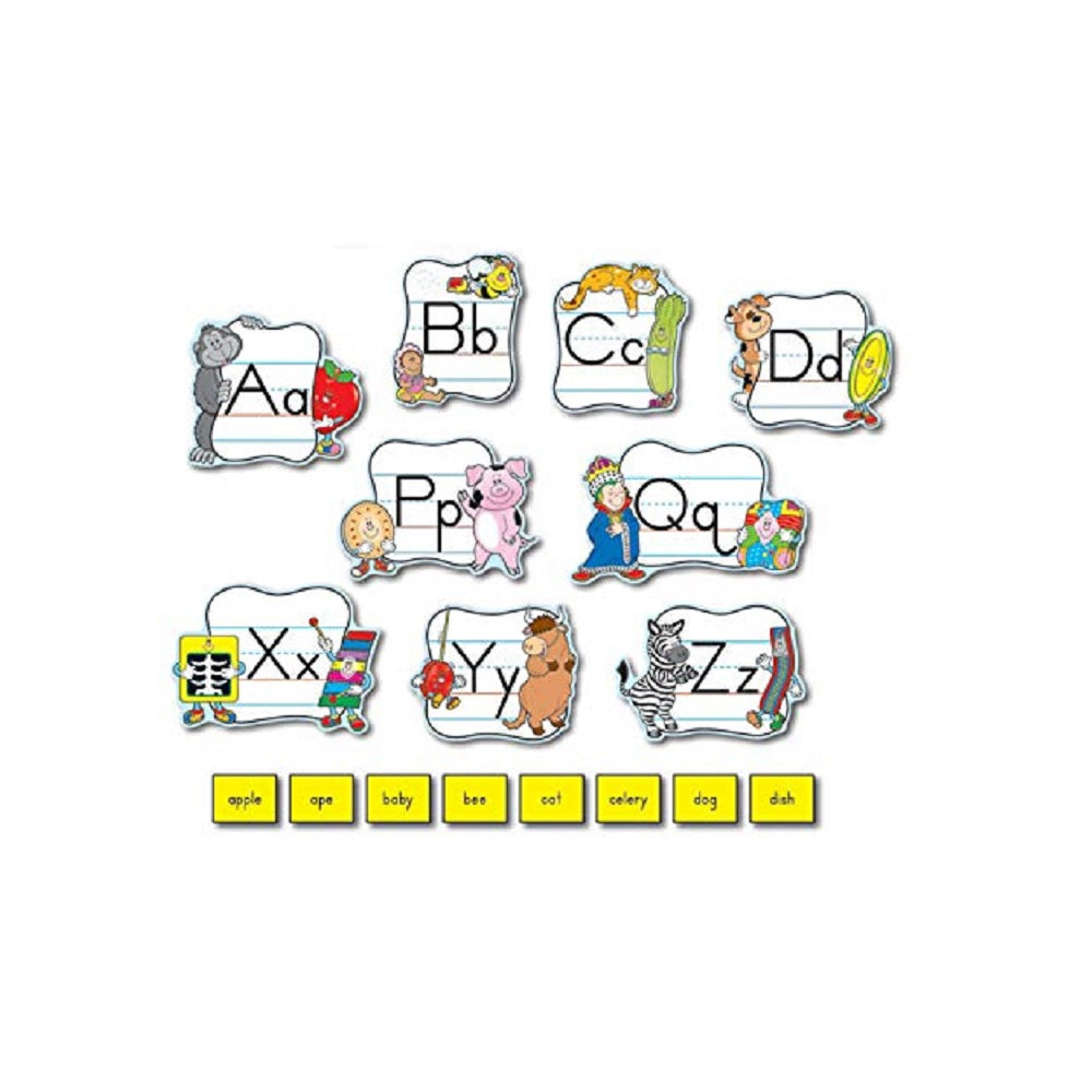 Carson Dellosa Alphabet: Traditional Manuscript Mini Bulletin Board Set