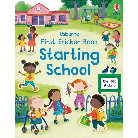 Usborne First Sticker Book Starting School 上學去貼紙書