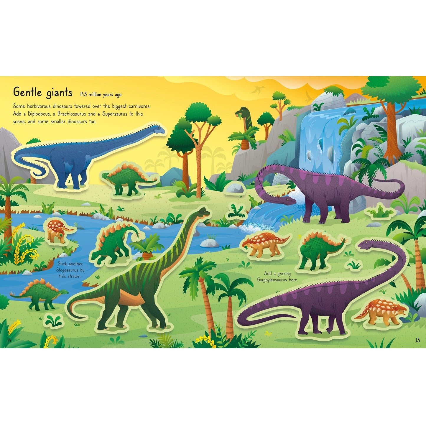 Usborne First Sticker Book T. Rex 暴龍貼紙書