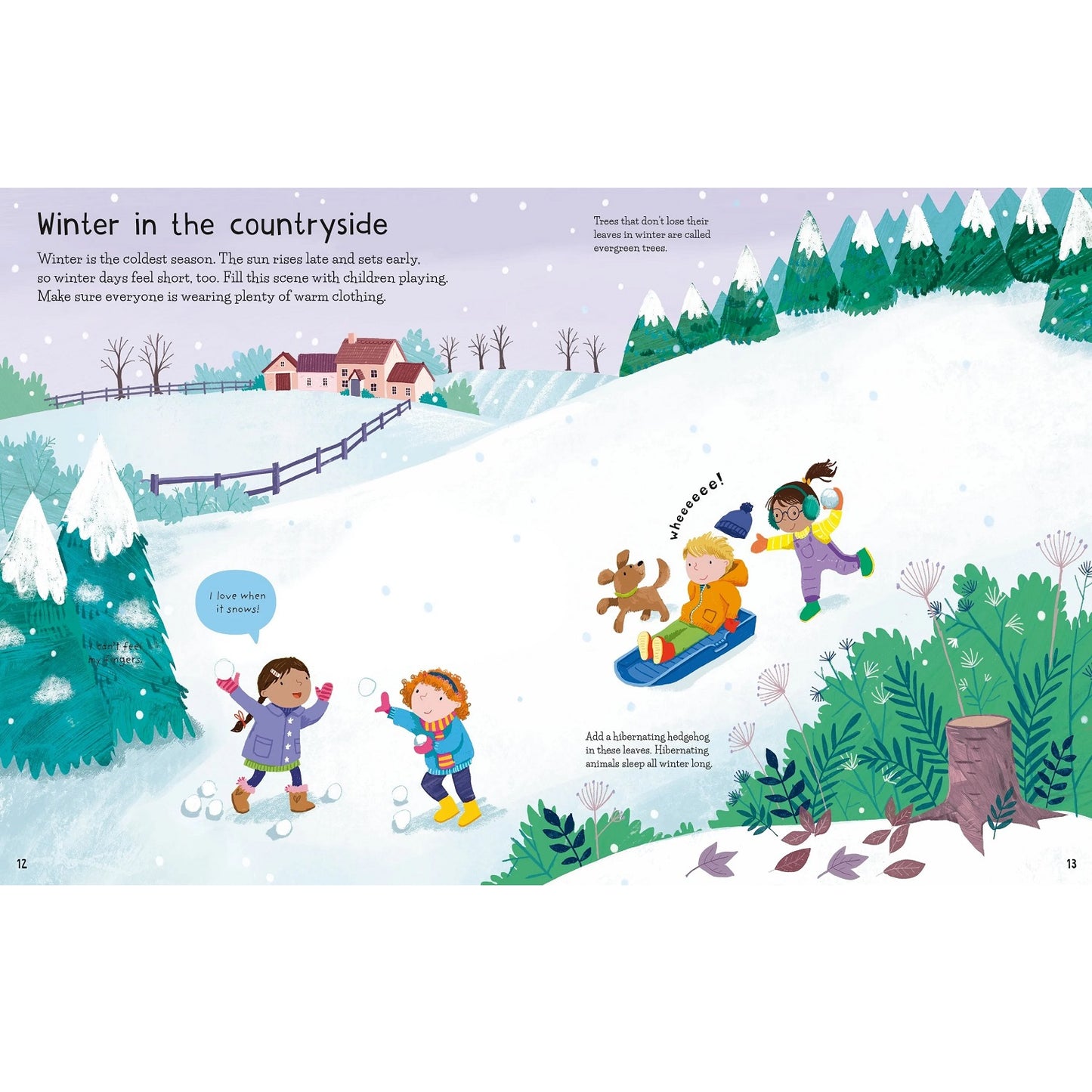 Usborne First Sticker Book Weather and Seasons 天氣和季節貼紙書