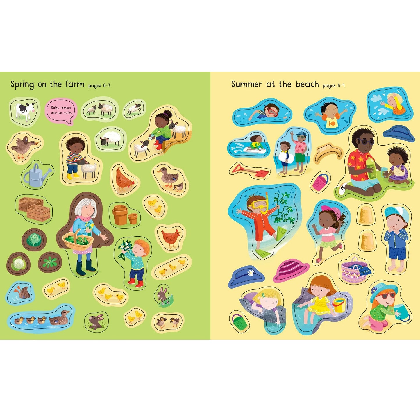 Usborne First Sticker Book Weather and Seasons 天氣和季節貼紙書