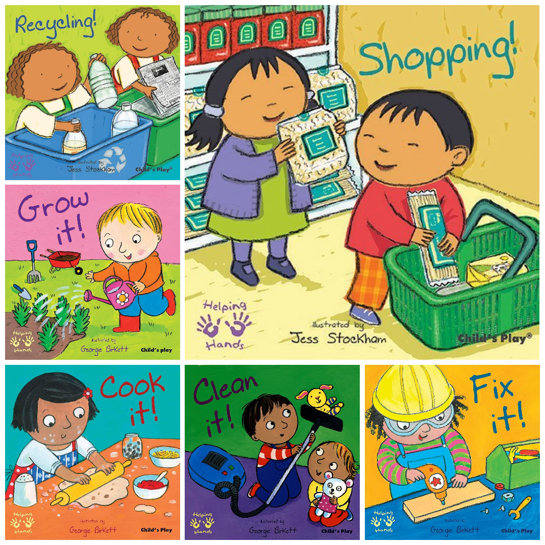 Georgie Birkett Helping Hands Series Picture Book Sets of 6本套裝培養責任感