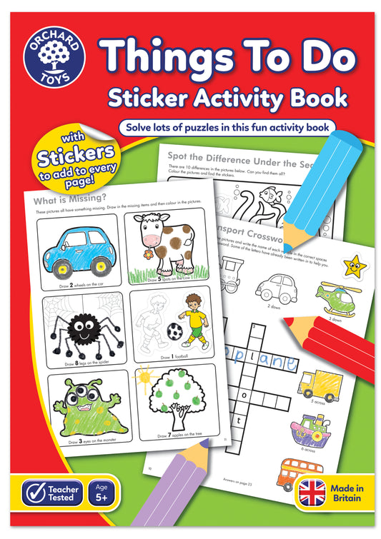 Orchard Toys Things To Do Activity Book