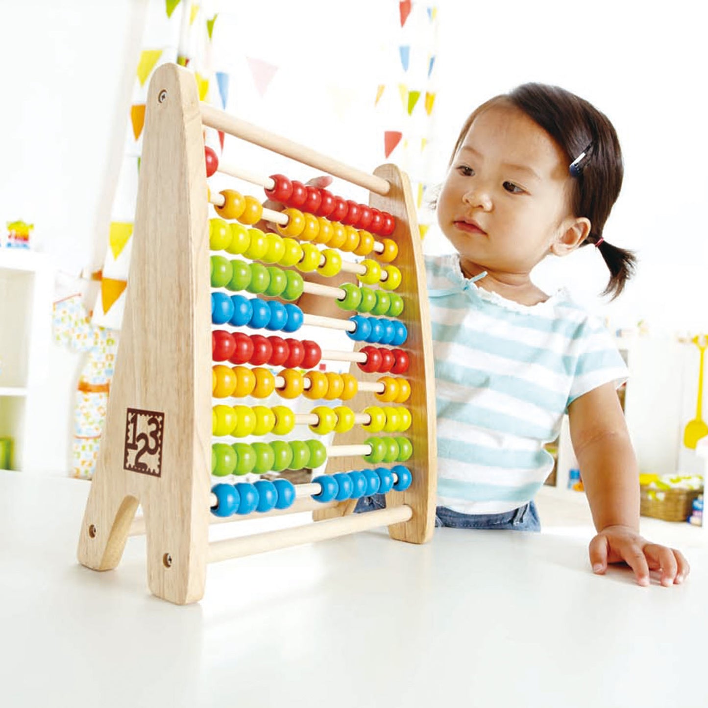 Hape Rainbow Bead Abacus 彩虹珠子算盤