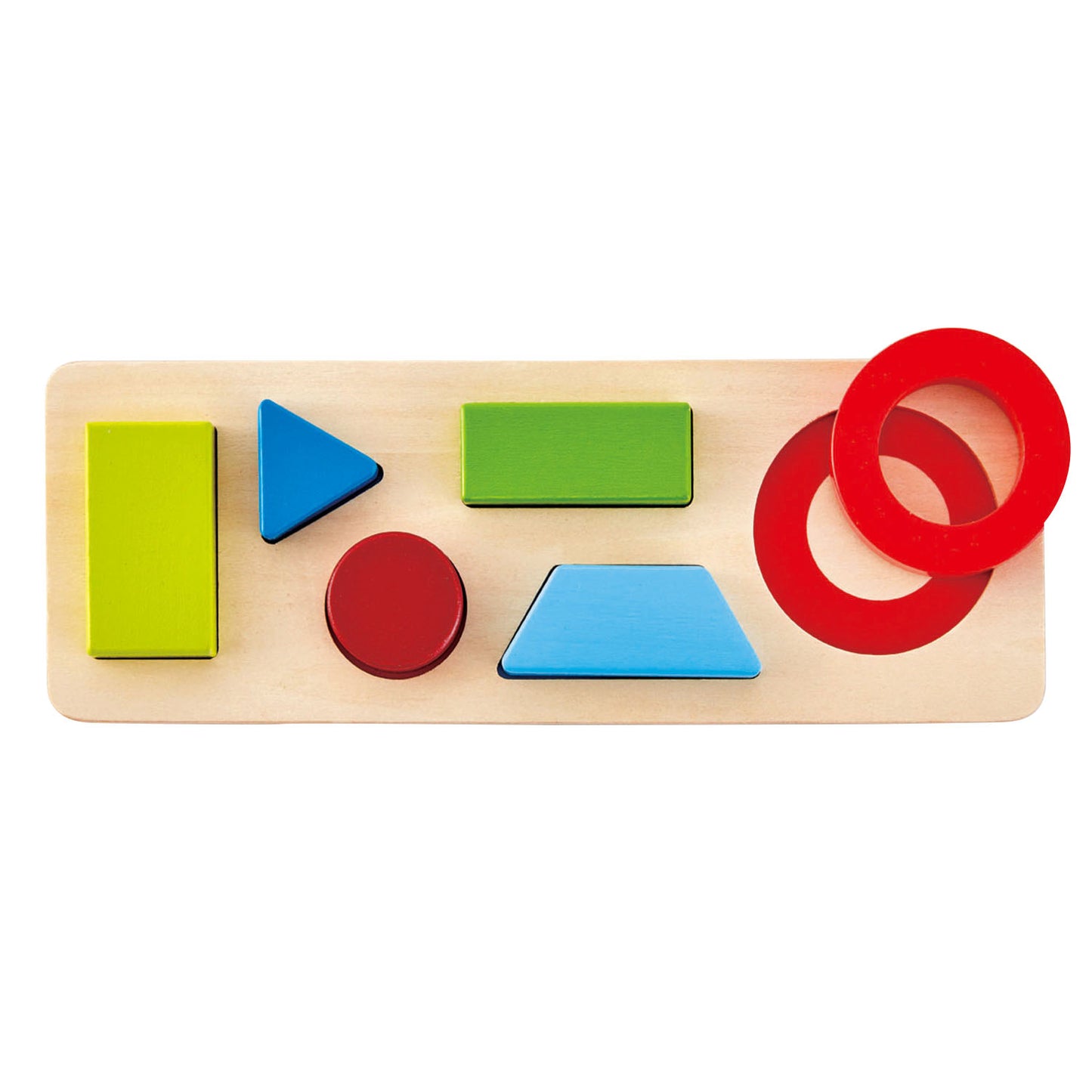 Hape Geometry Puzzle  二階-雙面幾何立體拼圖