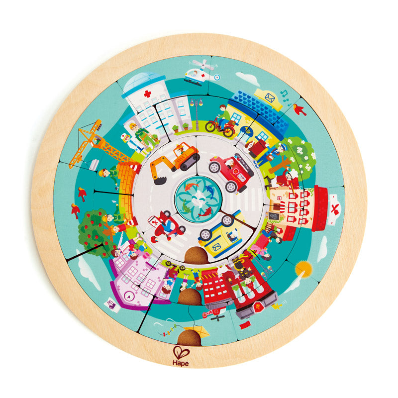 Hape Jobs Roundabout Puzzle