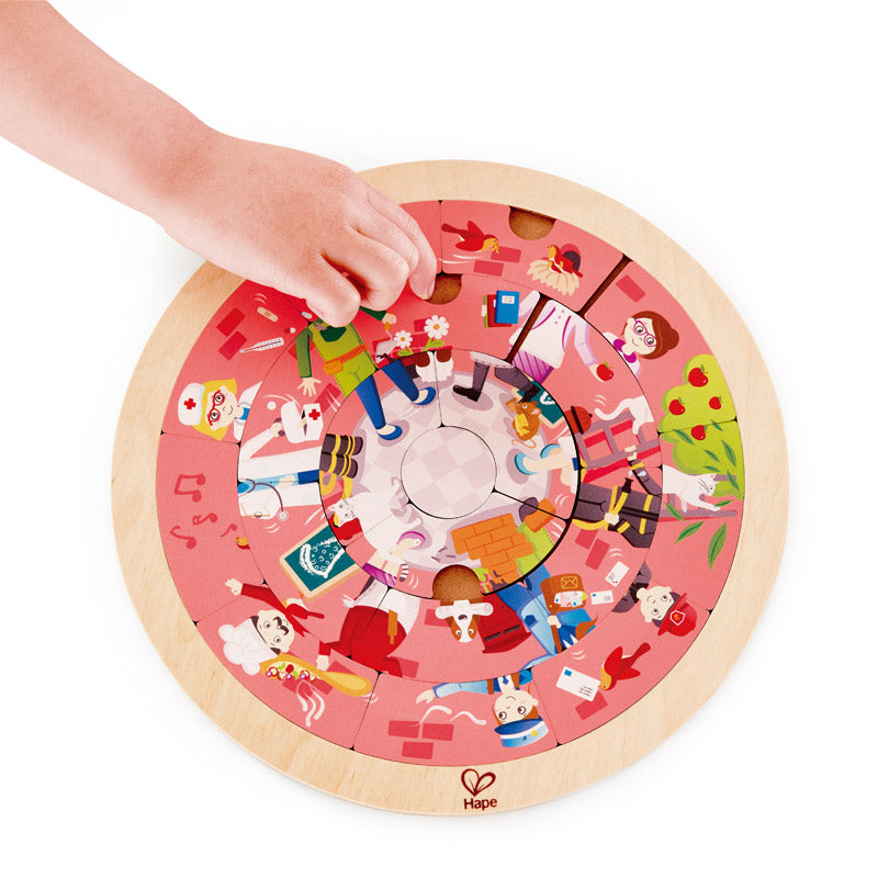 Hape Jobs Roundabout Puzzle