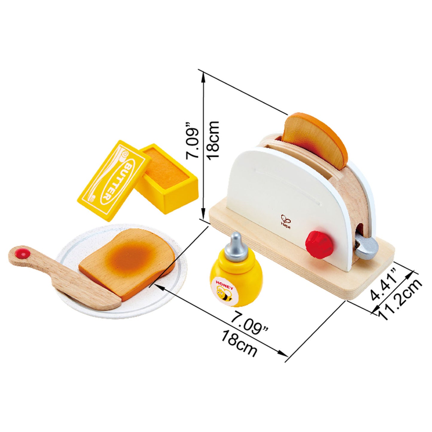 Hape Pop-up Toaster Set  北歐風烤麵包機