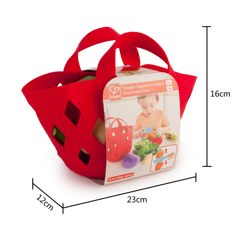 Hape Toddler Vegatable Basket  廚房玩具—萌寶蔬菜籃