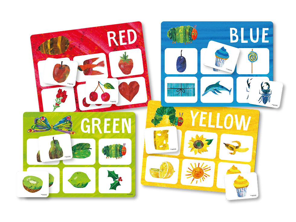 Eric Carle Matching Game - Color Learning 配對遊戲 -  顏色認知