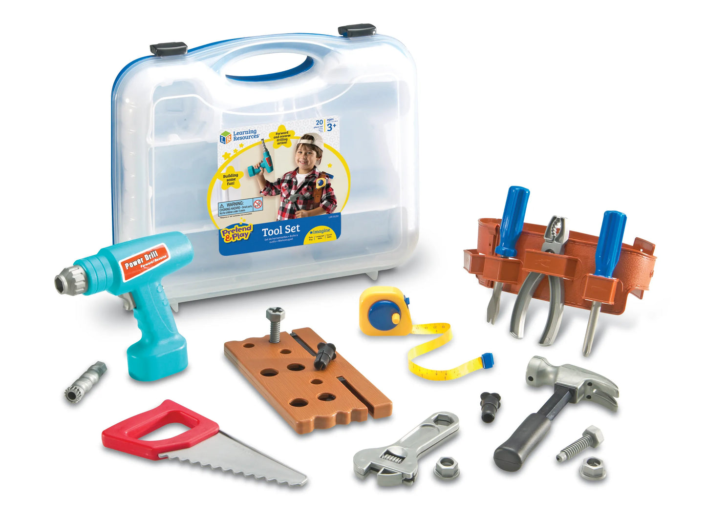 ﻿ Learning Resources Pretend & Play Work Belt Tool Set