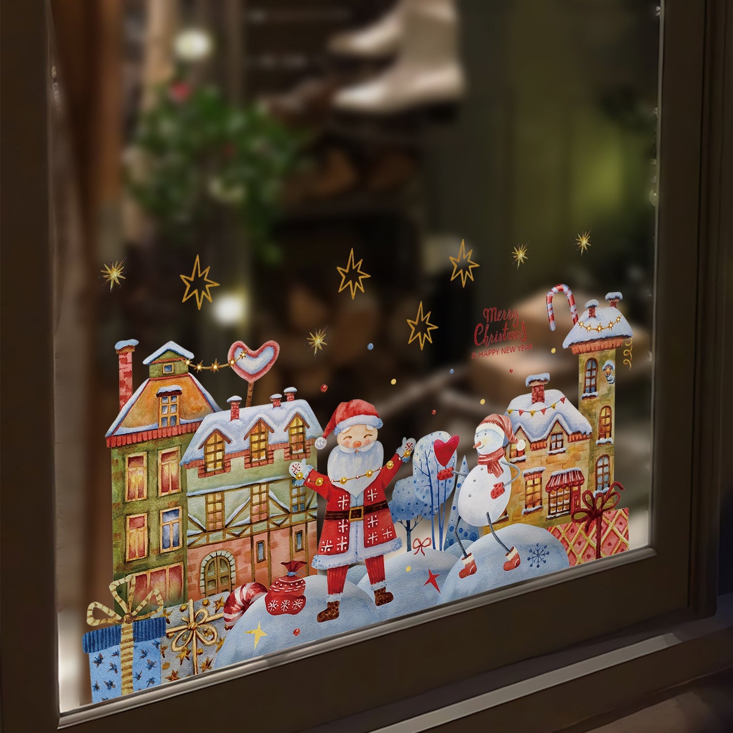 Christmas Double-sided Window Decal 聖誕節雙面玻璃窗貼紙