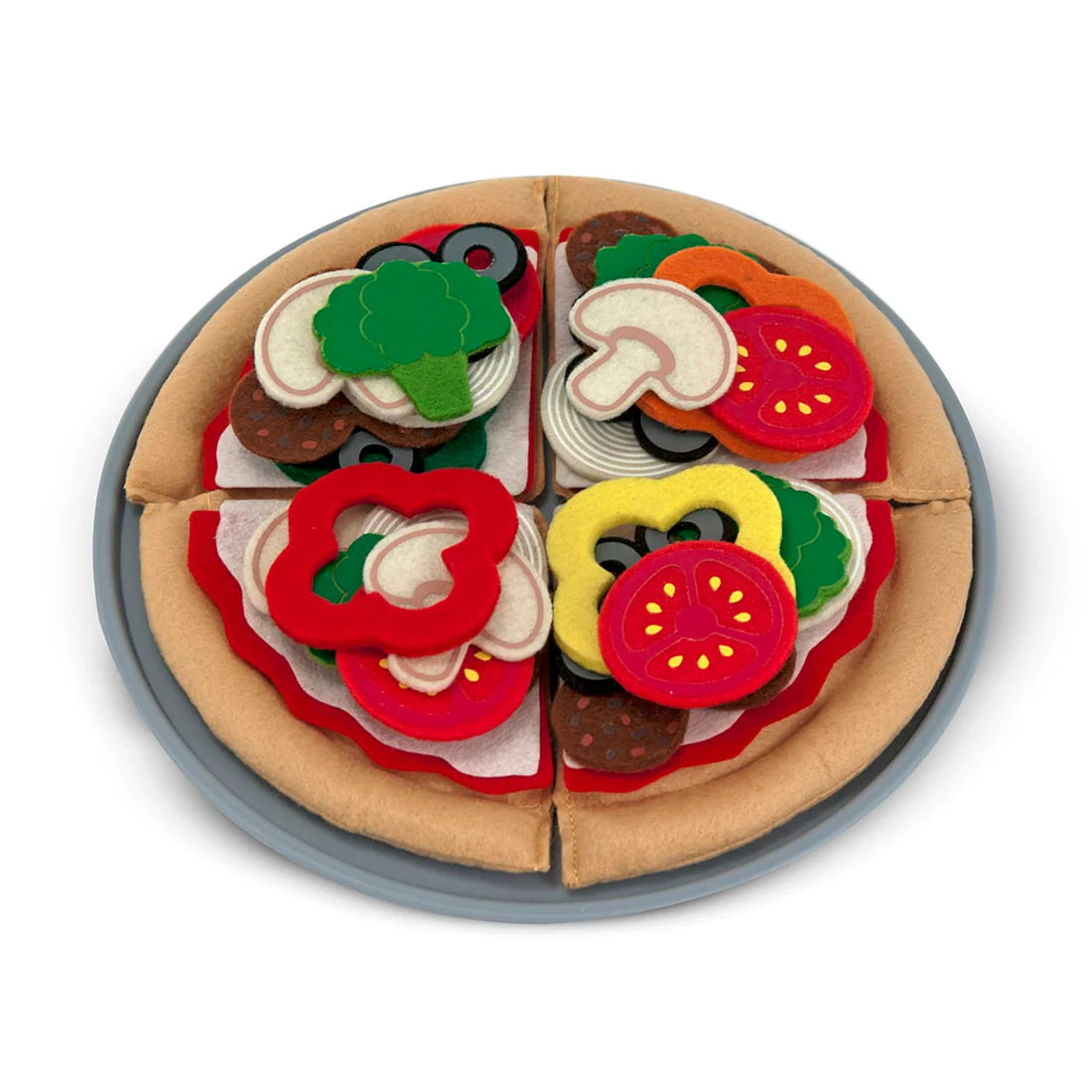 Melissa & Doug Felt Play Food - Pizza Set 毛氈遊戲食物 - 披薩套件