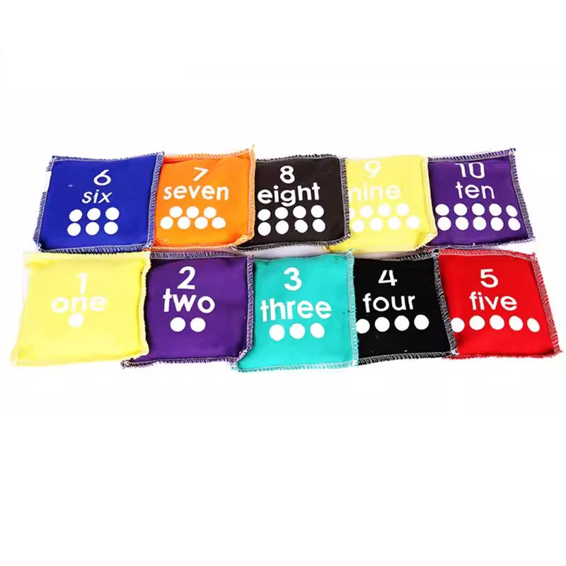 Bean Bag Number Set of 10 Color 10色數字沙包套裝