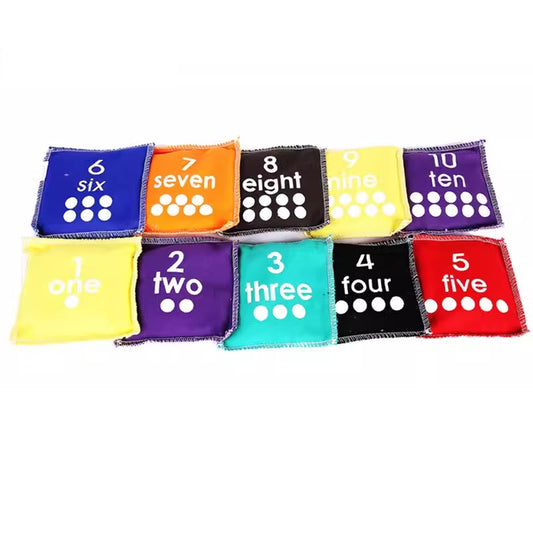 Bean Bag Number Set of 10 Color 10色數字沙包套裝