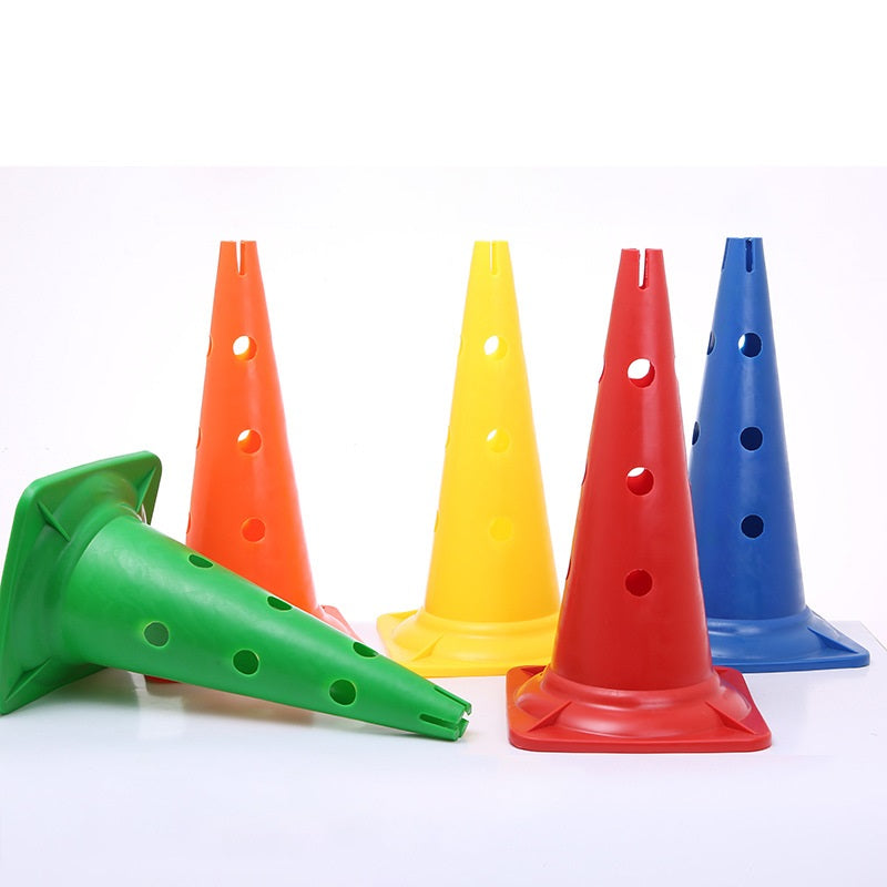 Grampus Sports Marker Cones 52x27cm Set of 5 Color 帶孔標誌桶雪榚桶