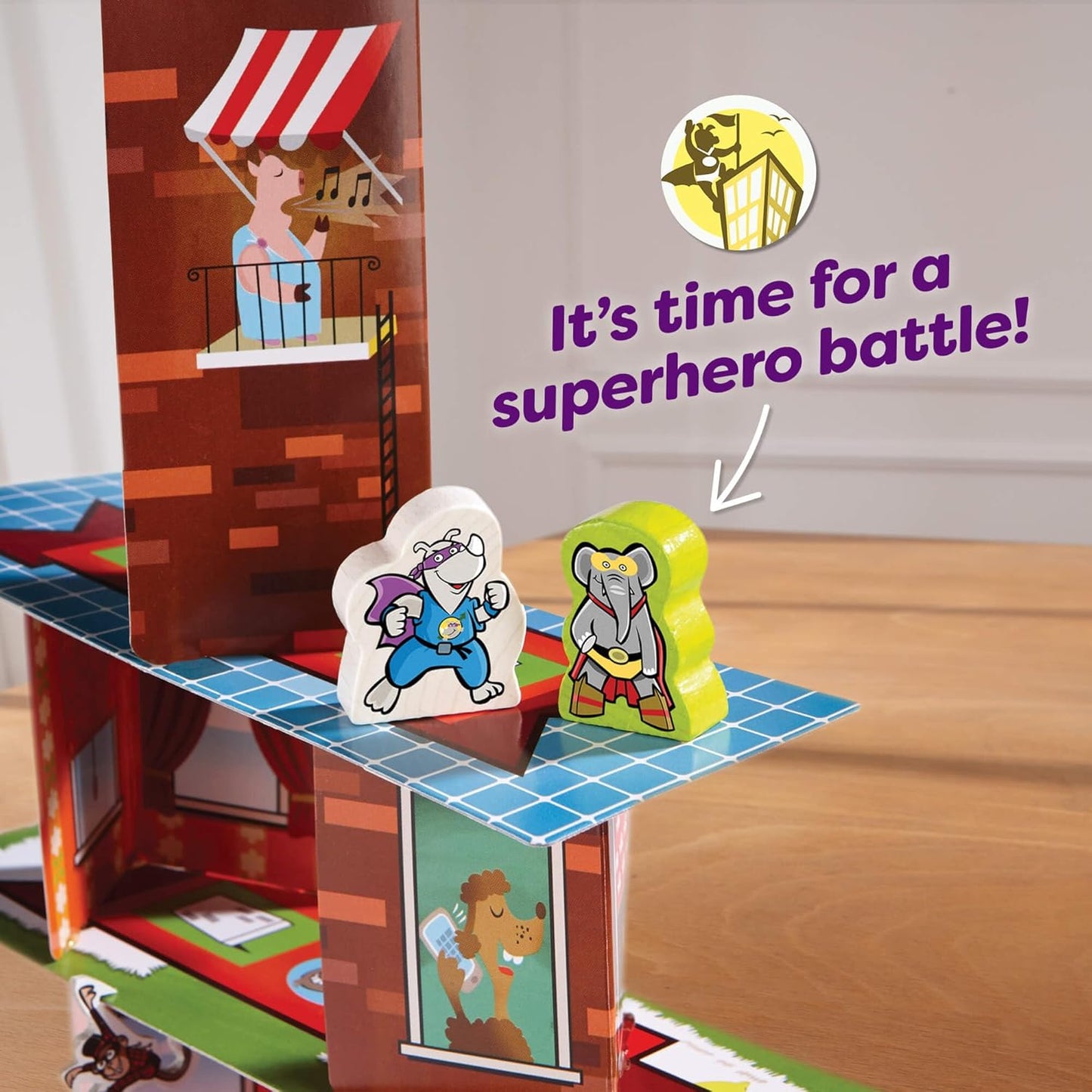 HABA 302808 Rhino Hero - Super Battle Stacking Game 超級犀牛戰鬥 平衡疊高遊戲