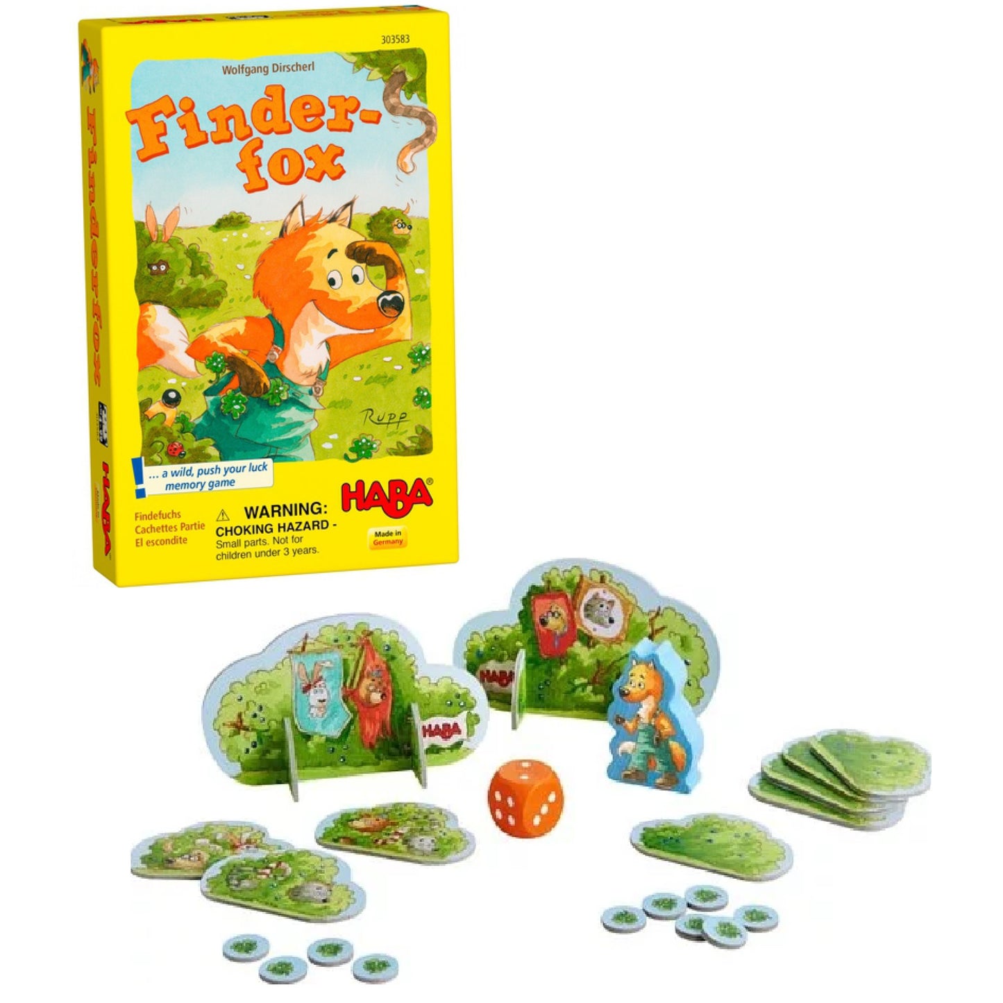 HABA 303266 Finder Fox Memory Game 狐狸躲猫猫 記憶遊戲