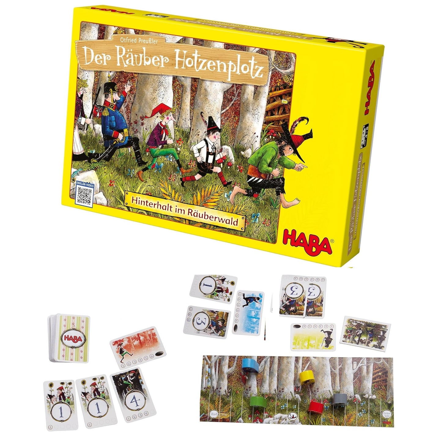 Haba 300551 Robber Hotzenplotz Forest Searching Strategy Game 強盜 Hotzenplotz 搜查森林策略遊戲