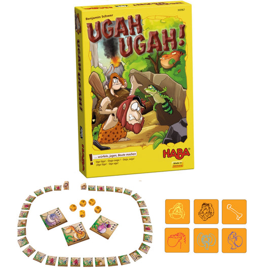 Haba 300967 Uga Uga! Strategy Game 瘋狂原始人 策略遊戲