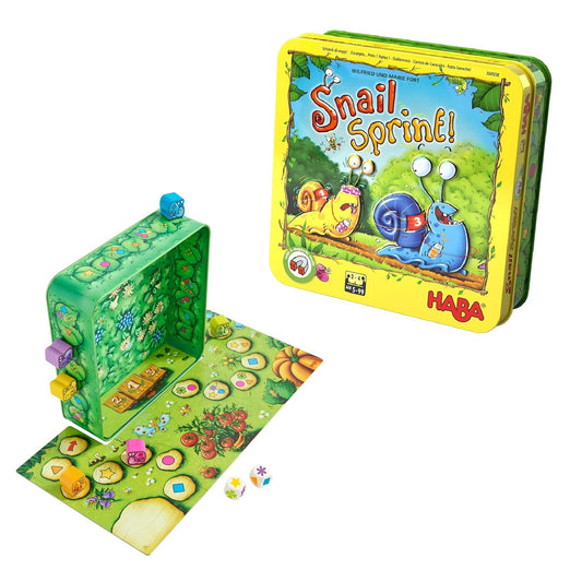 Haba 304558 Snail Sprint Magnetic Racing Game 蝸牛衝刺 磁力賽道 桌上遊戲