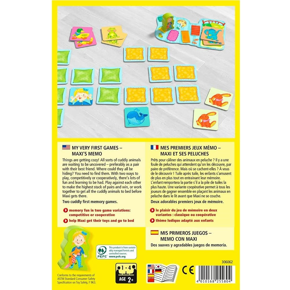 Haba 306062 Maxi's Memo My Very First Memory Game 小Maxi 的記憶遊戲