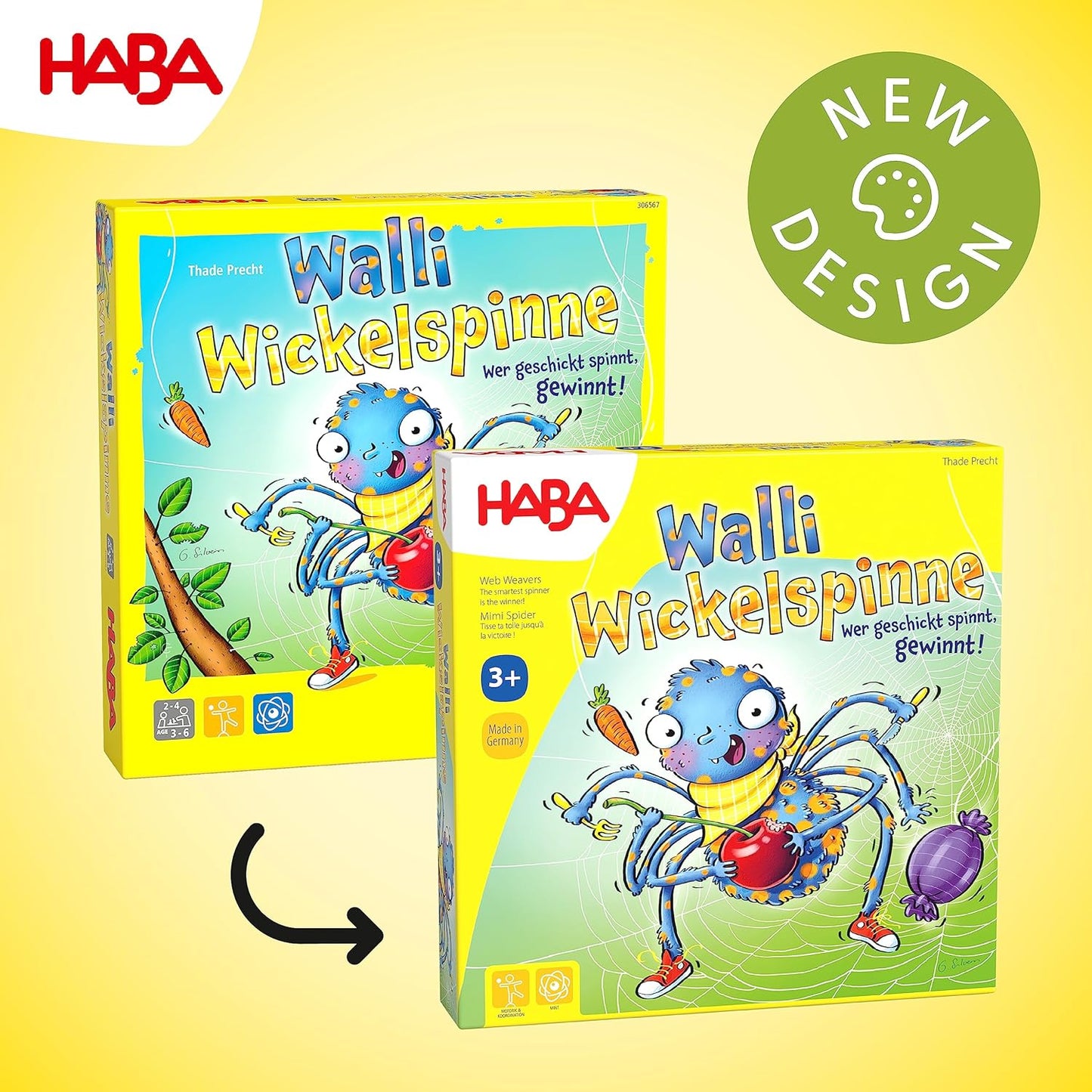 Haba Web Weavers Lacing Game 蜘蛛寶寶結網遊戲