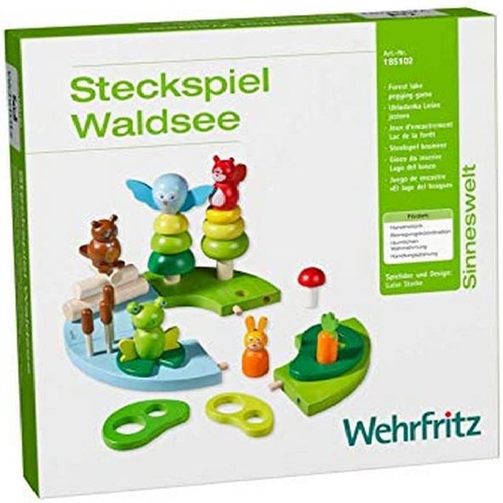 Haba Wehrfritz 185102  Forest Lake Fine Motor Pegging Game 森林湖小肌肉訓練遊戲