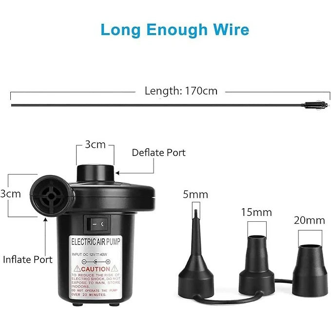 Quick-Fill AC Electric Air Pump 快速充氣 AC 電動氣泵