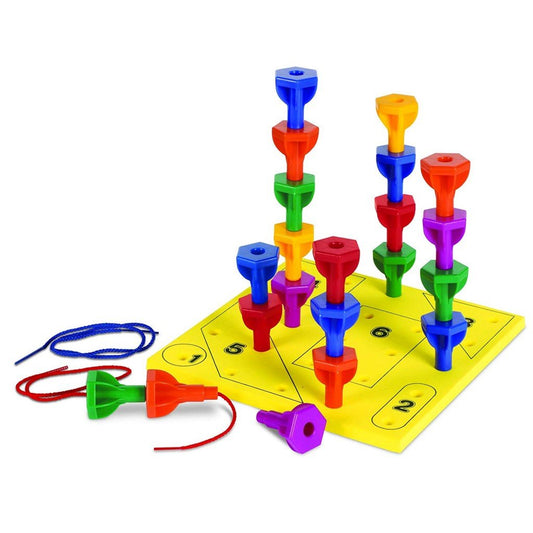 Learning Resources Lacing Peg Play 彩虹插釘穿繩遊戲