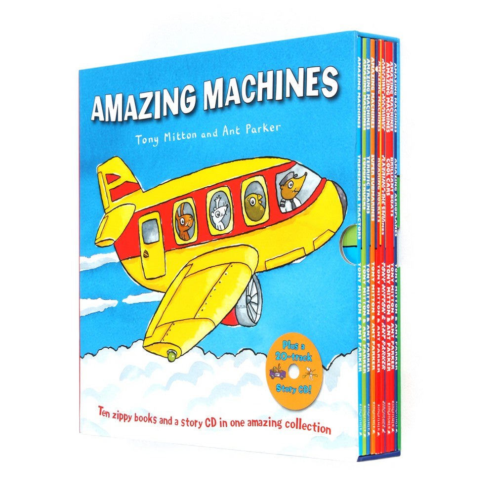 Amazing Machines 10 Books Set with Audio 神奇交通工具繪本套裝附CD