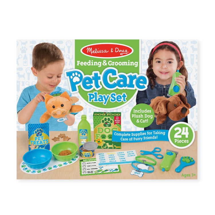 Melissa & Doug Feeding & Grooming Pet Care Play Set 餵養及美容寵物護理扮演玩具