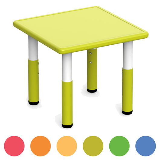 KYC Square Height Adjustable Plastic Table L62 x W62 x H48-60cm 方形高度可調塑膠桌