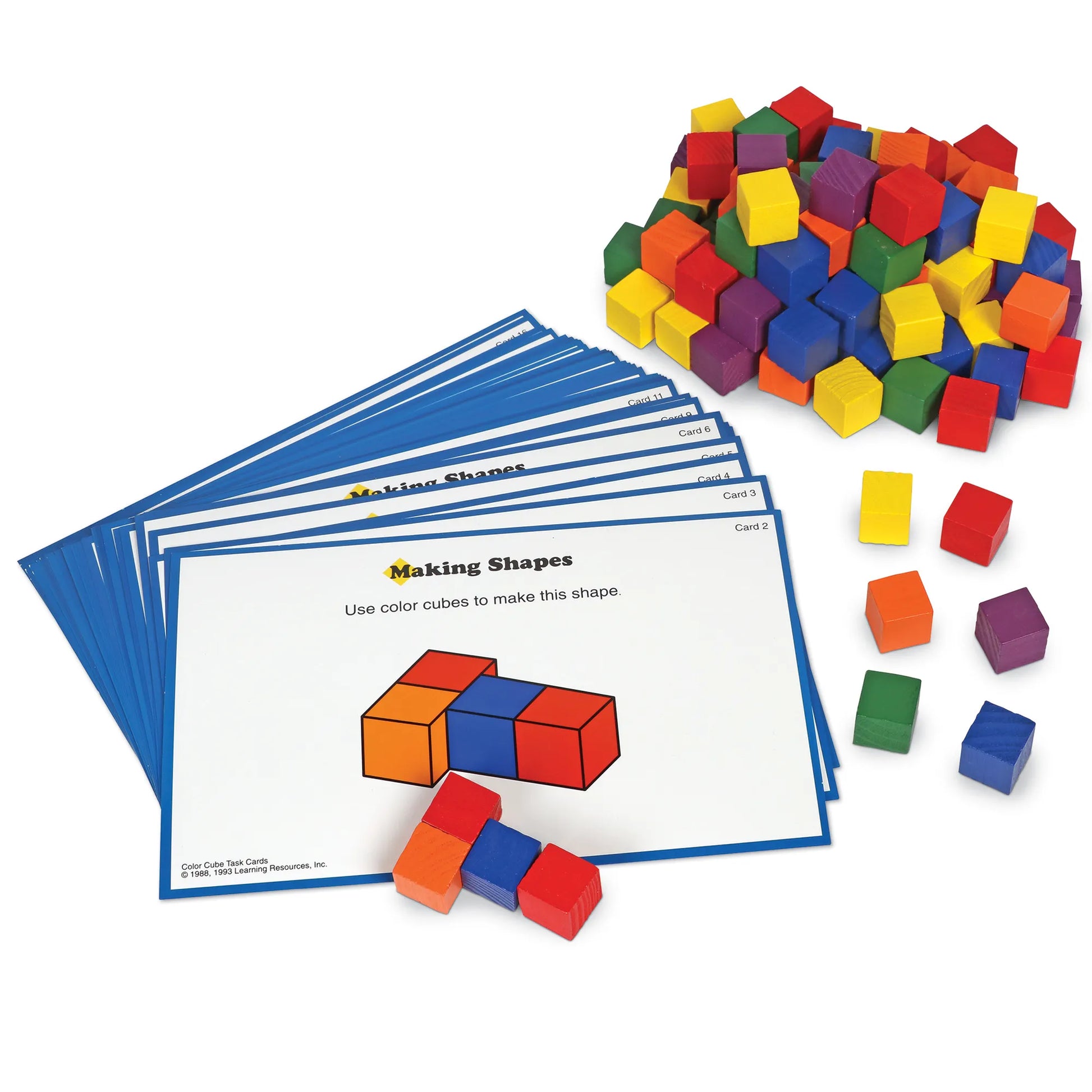 Learning Resources Wooden Color Cubes