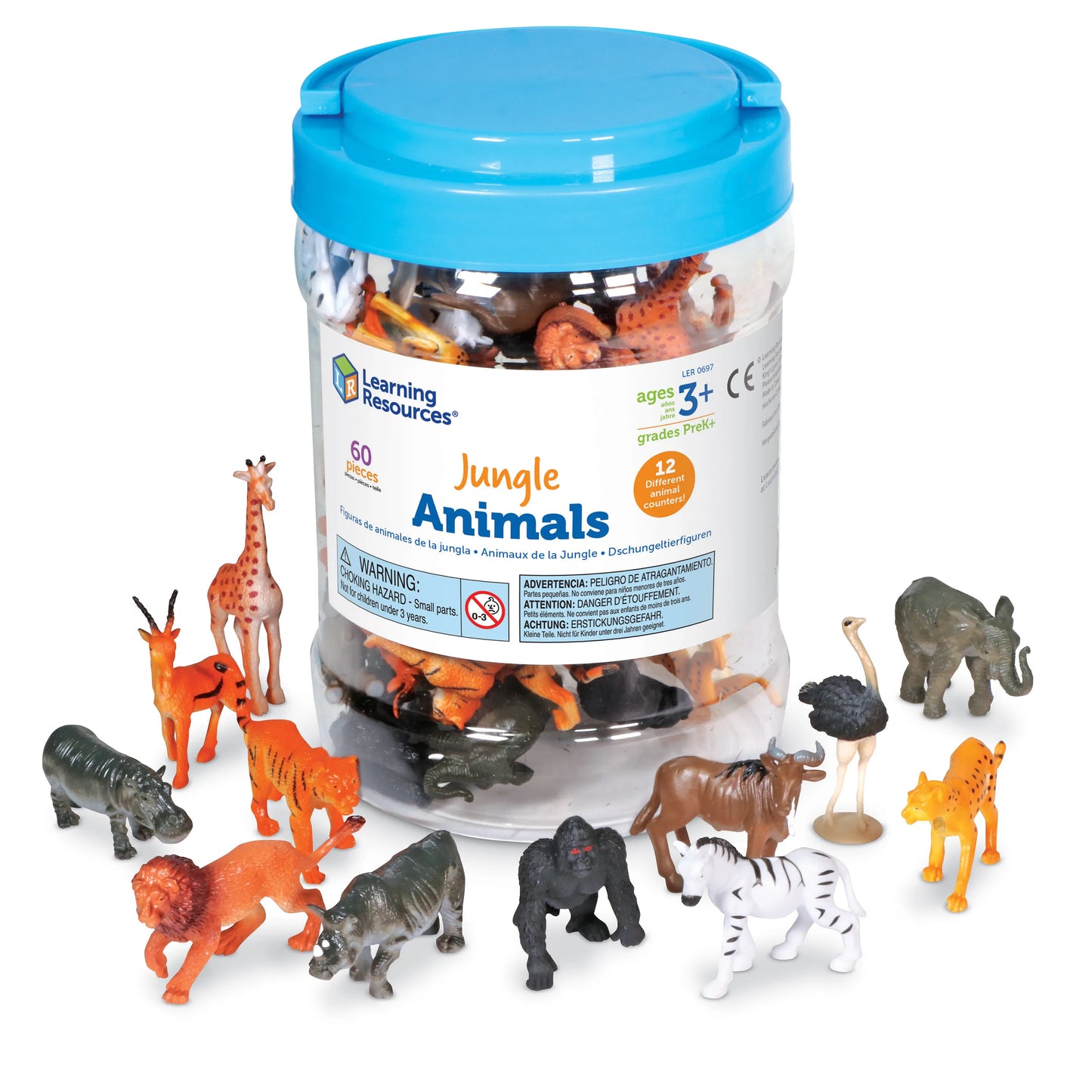 Learning Resources Jungle Animal Counters Set of 60