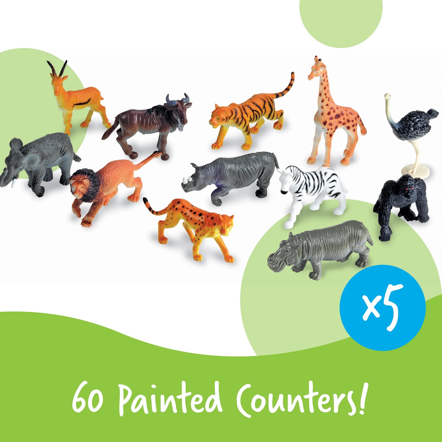 Learning Resources Jungle Animal Counters Set of 60