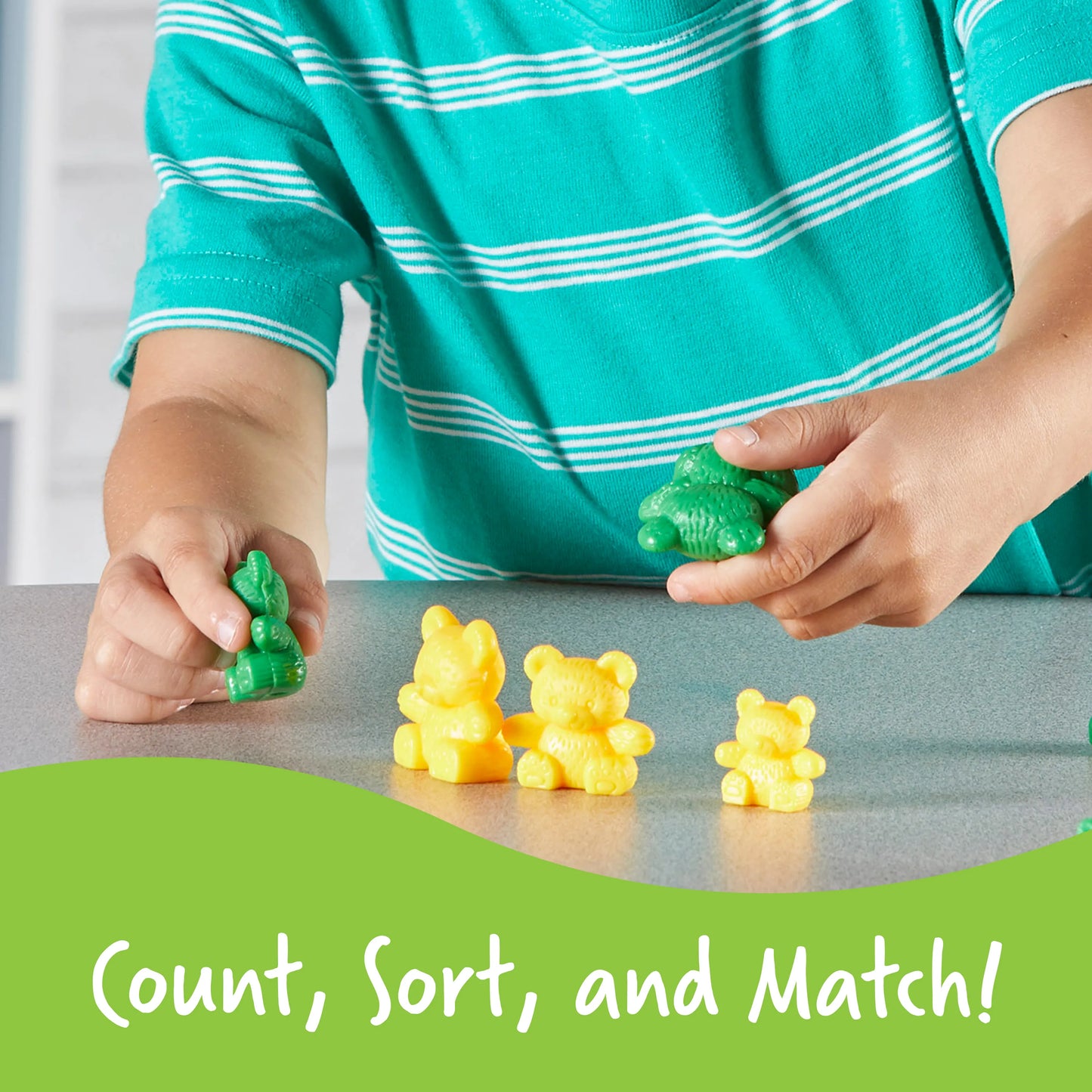 Learning Resources Three Bear Family Counters - 96 Pieces