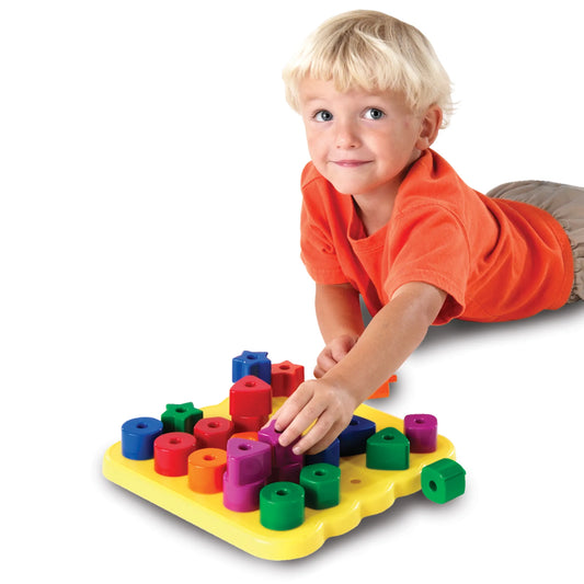 Learning Resources Stacking Shapes Pegboard