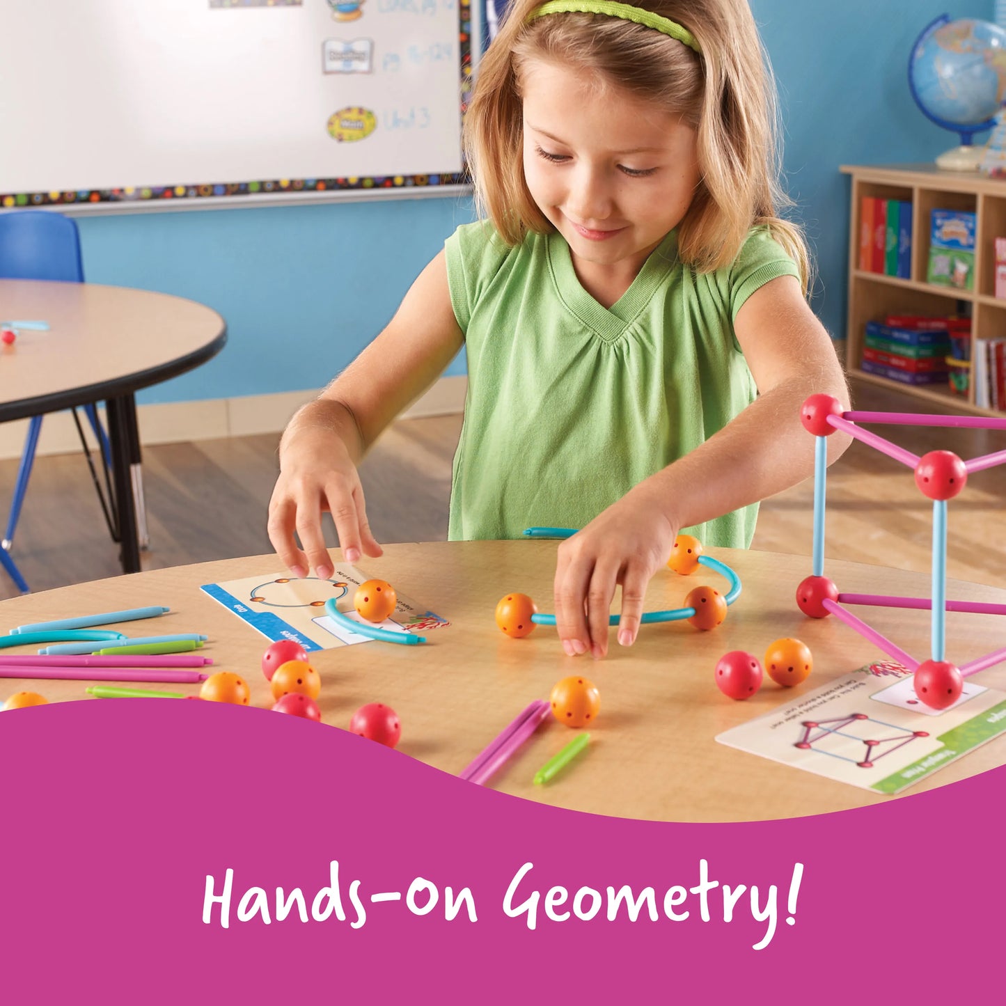 Learning Resources Dive into Shapes! A Sea and Build Geometry Set