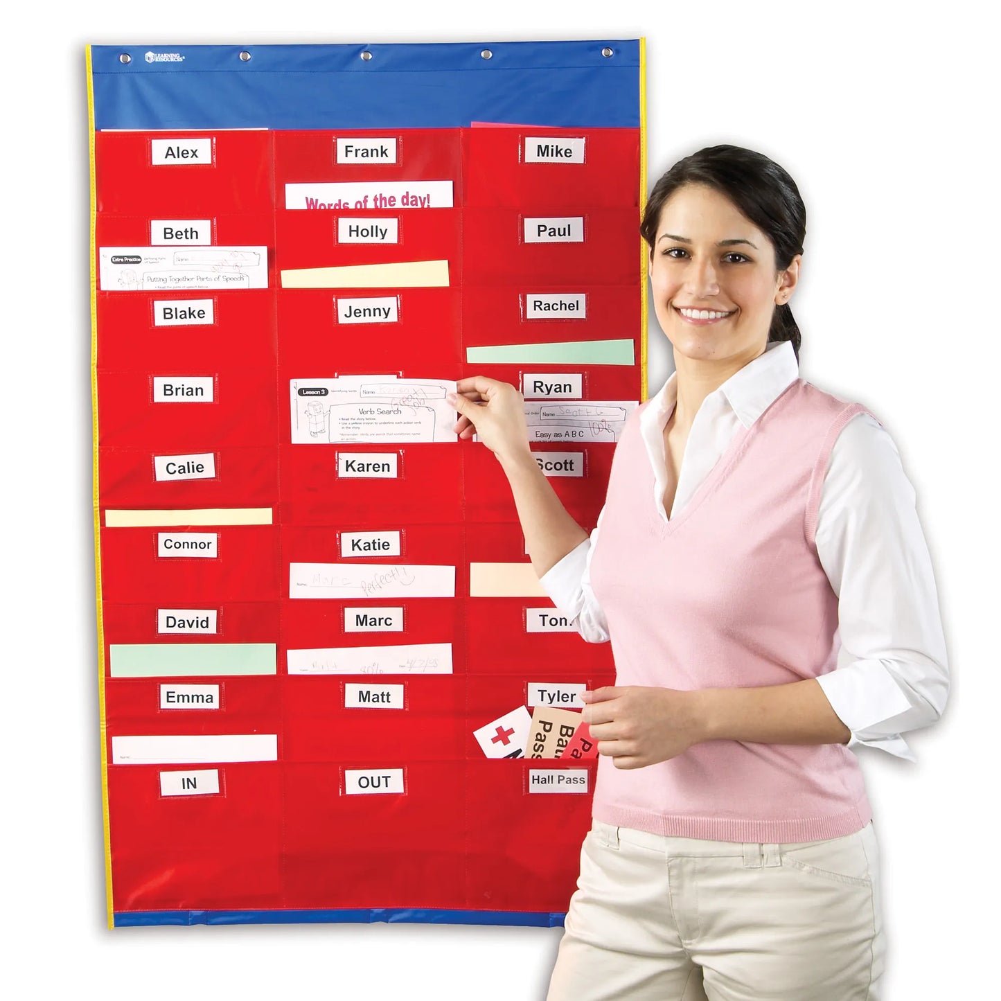 Learning Resources Organization Station Pocket Chart