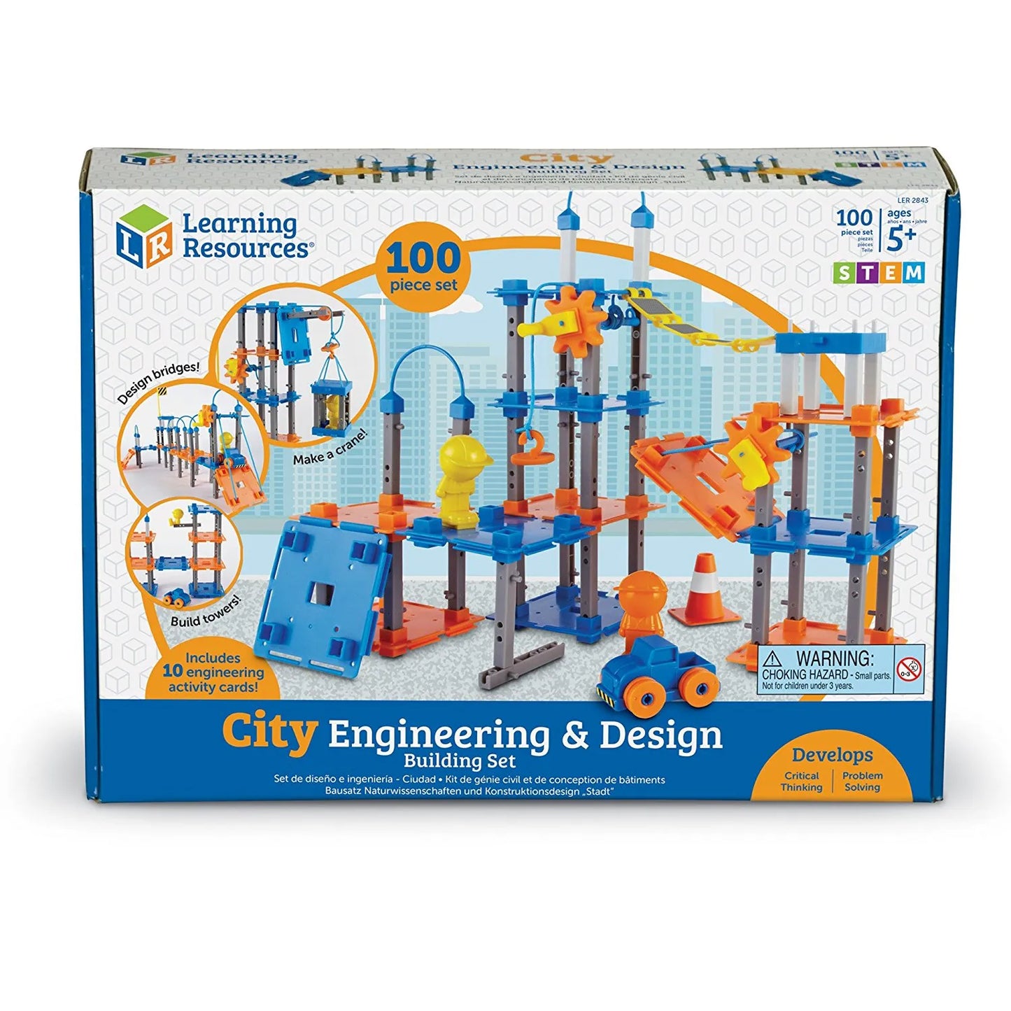 Learning Resources City Engineering & Design Building Set