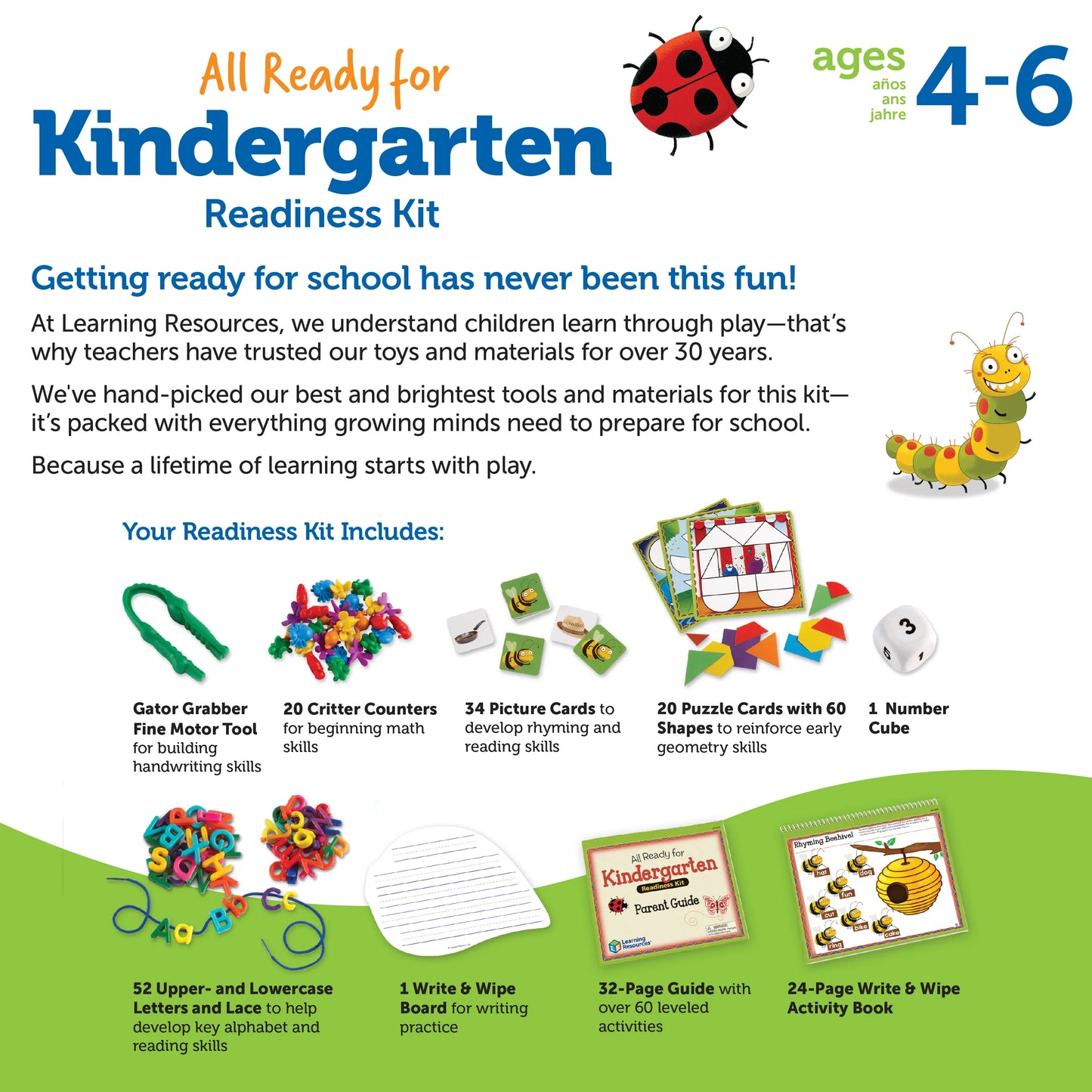 Learning Resources All Ready for Kindergarten Readiness Kit