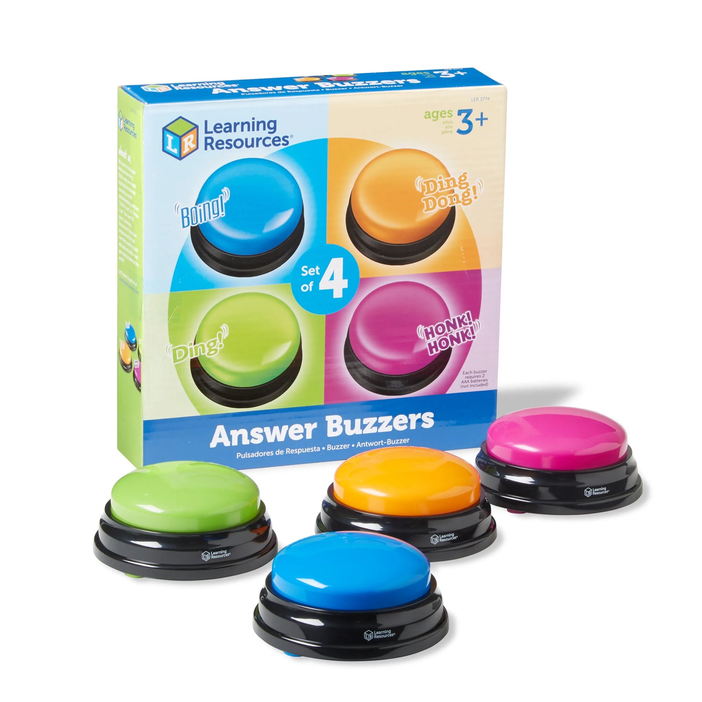 Learning Resources Answer Buzzers Set of 4