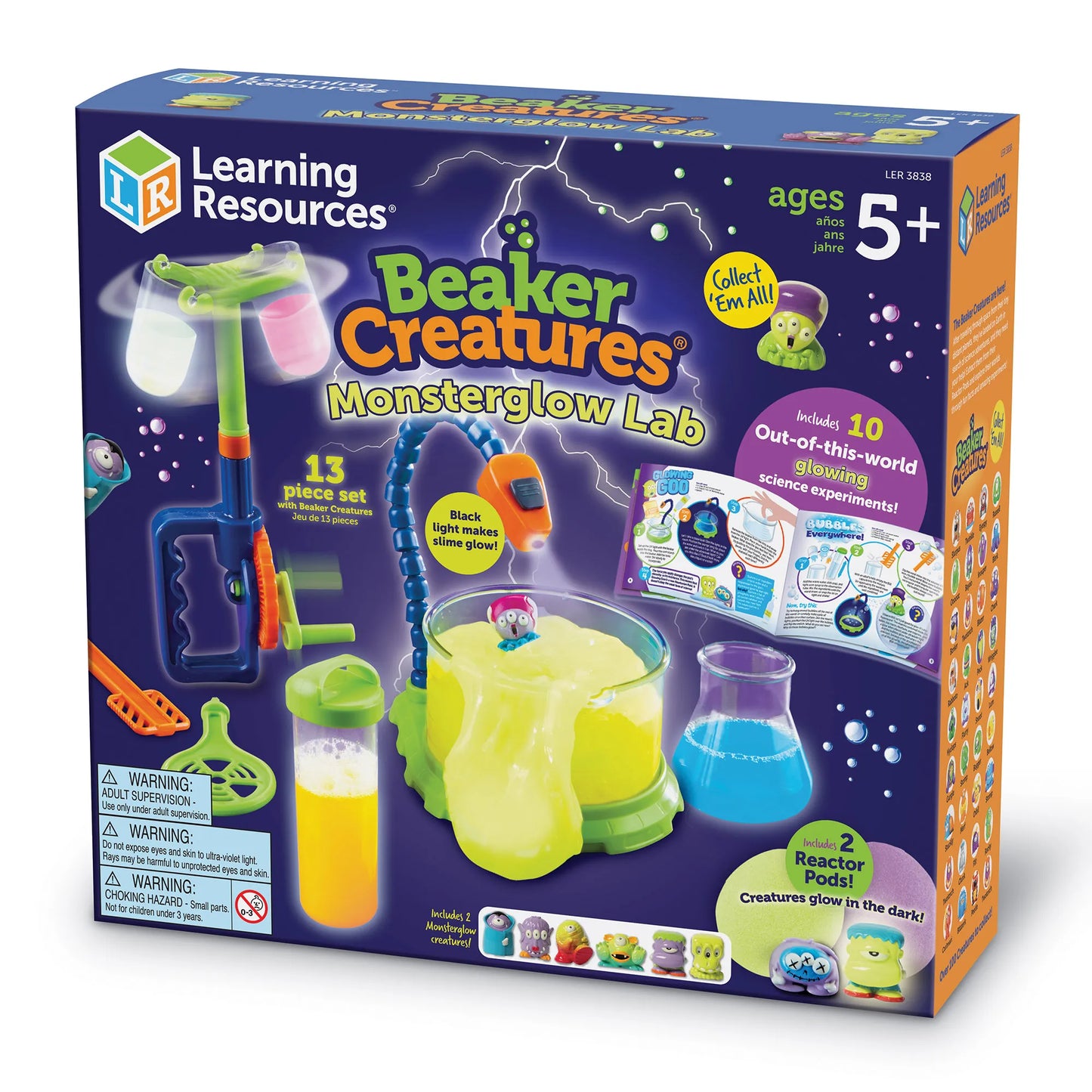 Learning Resources Beaker Creatures Monsterglow Lab